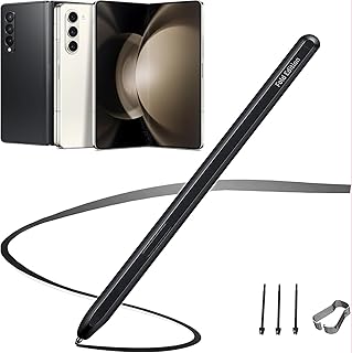 Miimall Fold Edition S Pen for Samsung Galaxy Z Fold 4 / Fold 3 S Pen Stylus, Galaxy Z Fold 4 S Pen Replacement, Fold S Pen Stylus Pen Touch Pen with Tips/Nibs for Galaxy Z Fold 4/Galaxy Z Fold 3(Black)
