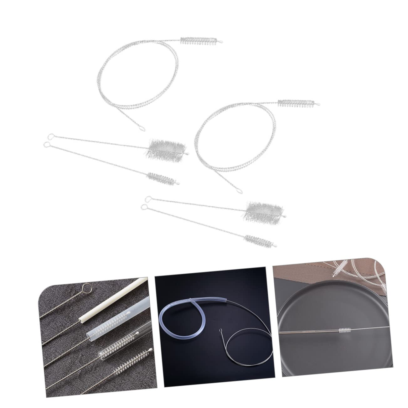 Beavorty Lot De 3 Tubes À Essai Multifonctions pour Bouilloire Brosse De Nettoyage pour Biberons Accessoires pour Biberons Rangement Facile 6 Pièces X 3