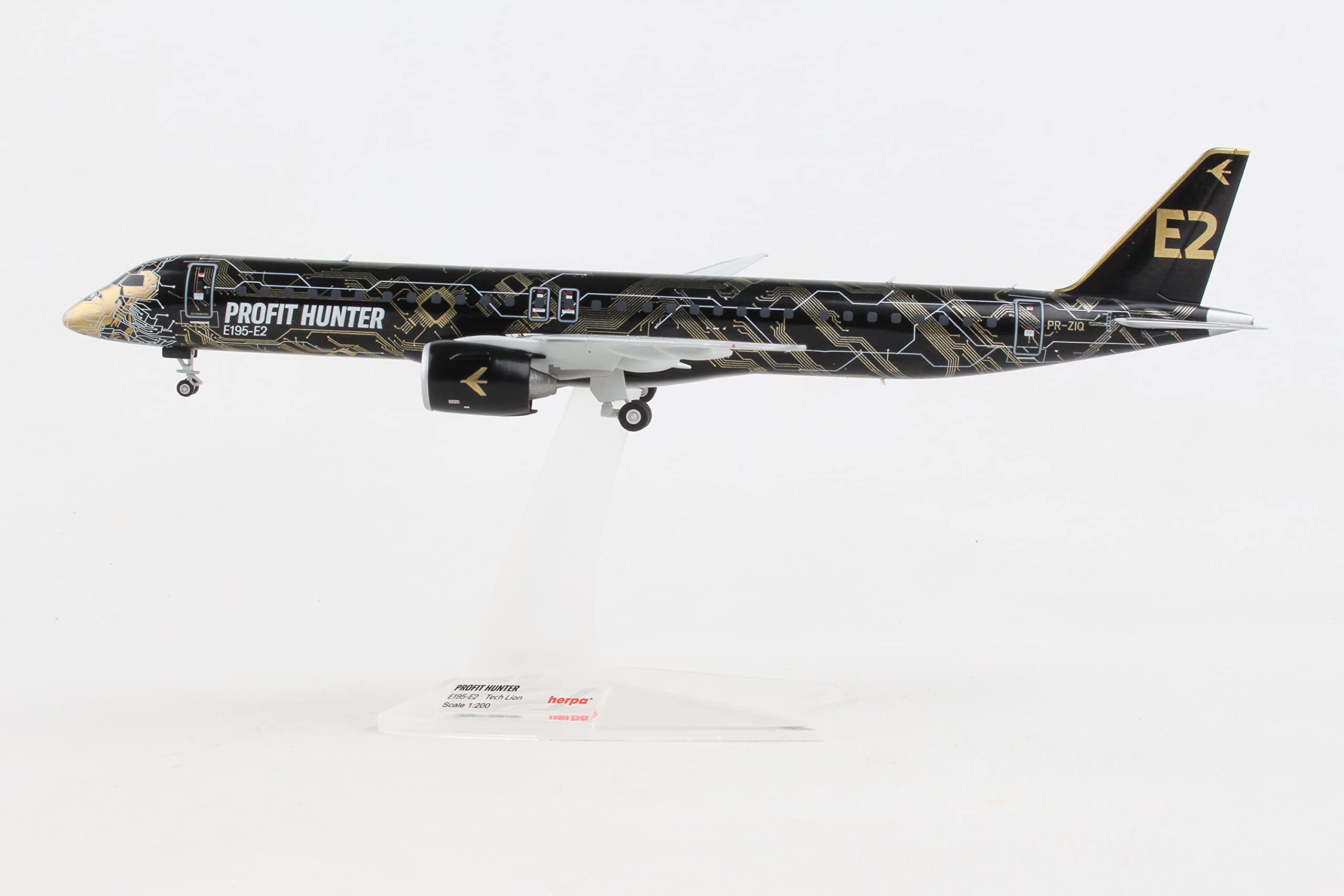 1/200　herpa　エンブラエルE195-E2 テックライオン ScaleModelStore.com :: Herpa Wings 1:200 - 572842