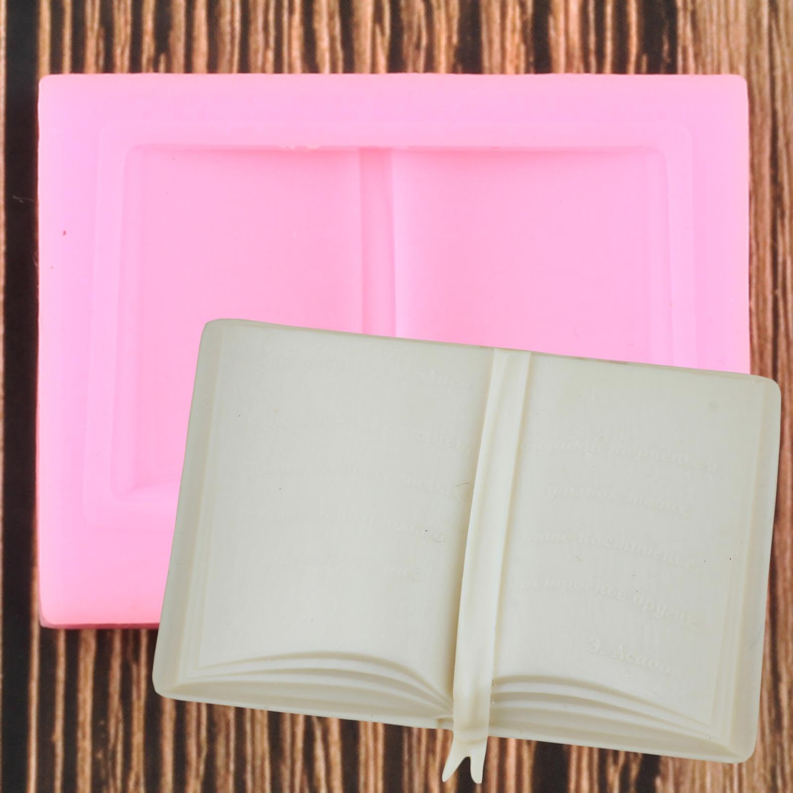Zeep Mallen, 6.1x4.7cm Schoolboek Lezen Siliconen Mal Sugarcraft Chocolade Fondant Cake Decorating Gereedschap Polymeer Hars Klei Schimmel