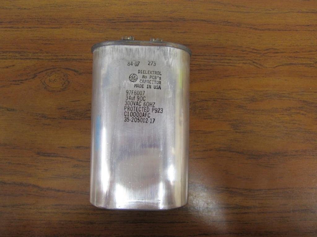 General Electric GE 97F6007 Capacitor Dielektrol