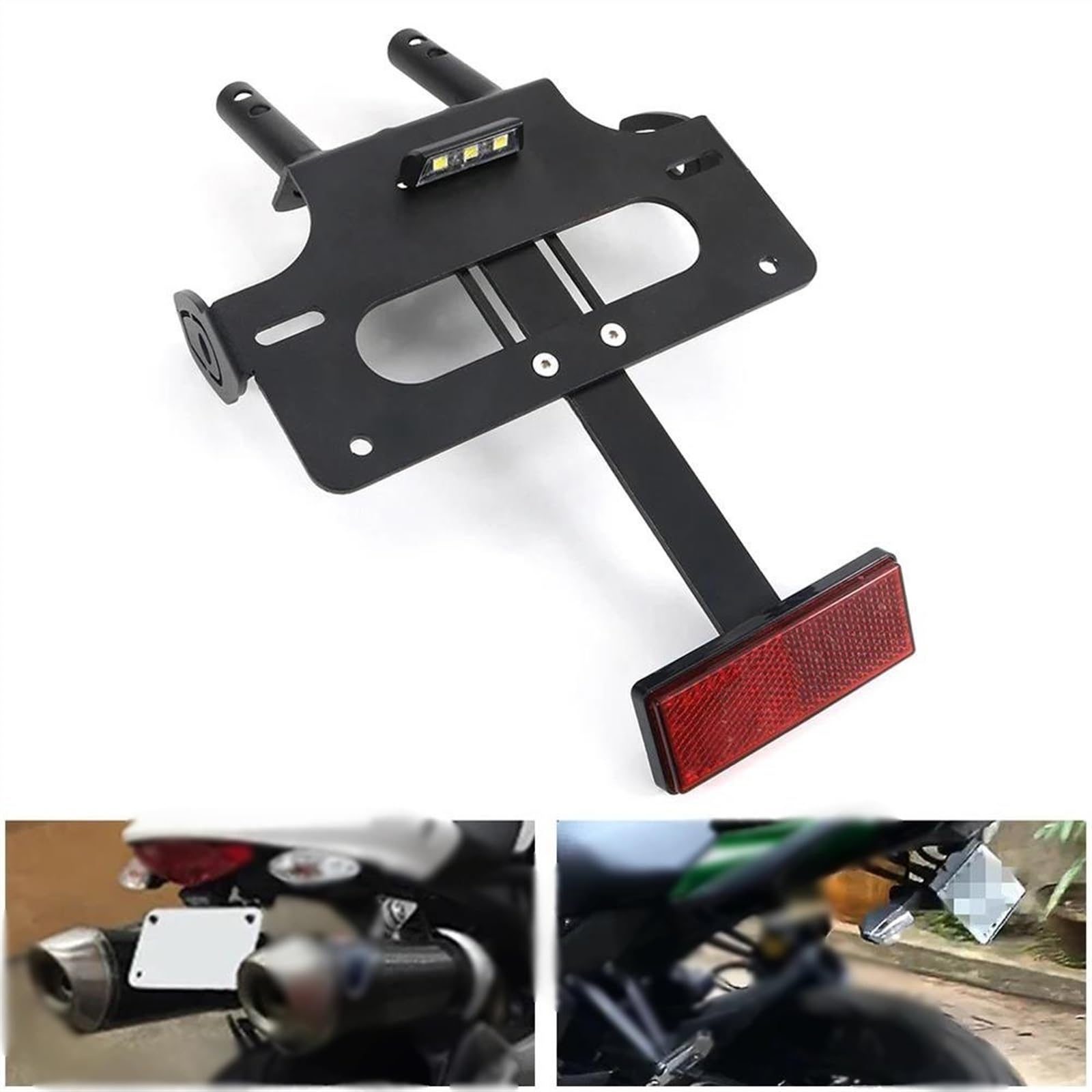 Amazon.com: PuLaif Motorcycle Plate Mount Motorcycle Fender