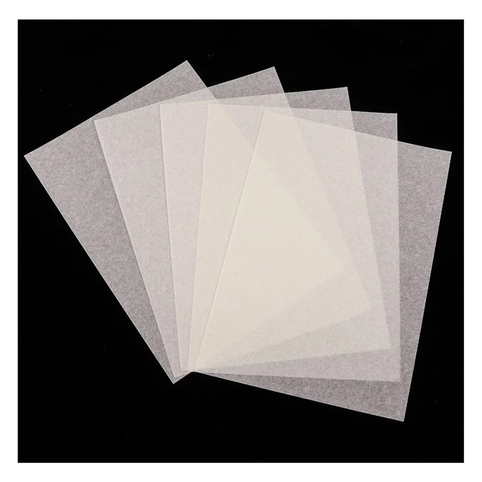 MIUYTRN A4 Washi Paper Self-Adhesive Hand Account Material Sticker Laser Inkjet Printable Translucent DIY Japanese Paper cuicui(20sheets)
