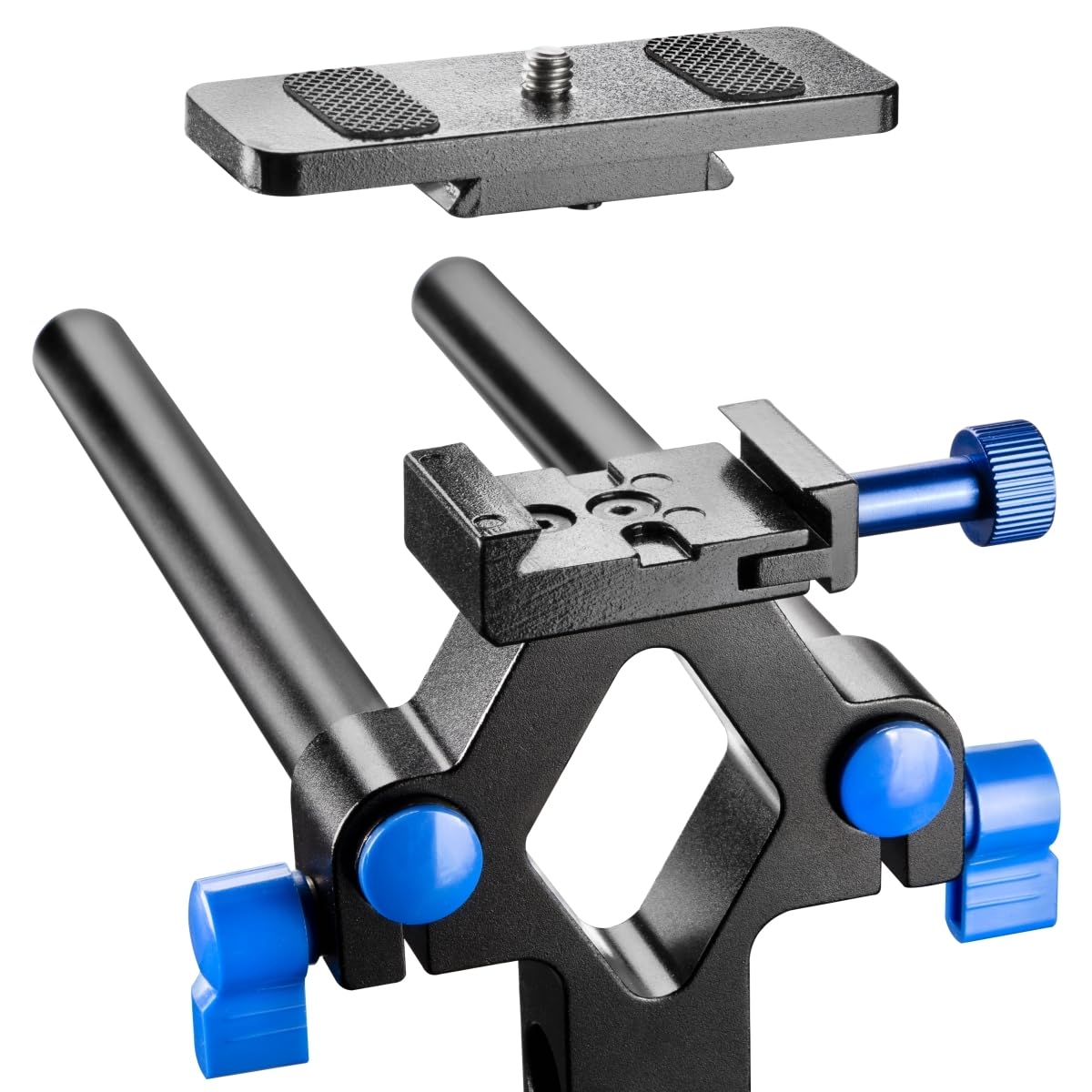 Modulable, avec support d'épaule et deux poignées, en aluminium léger