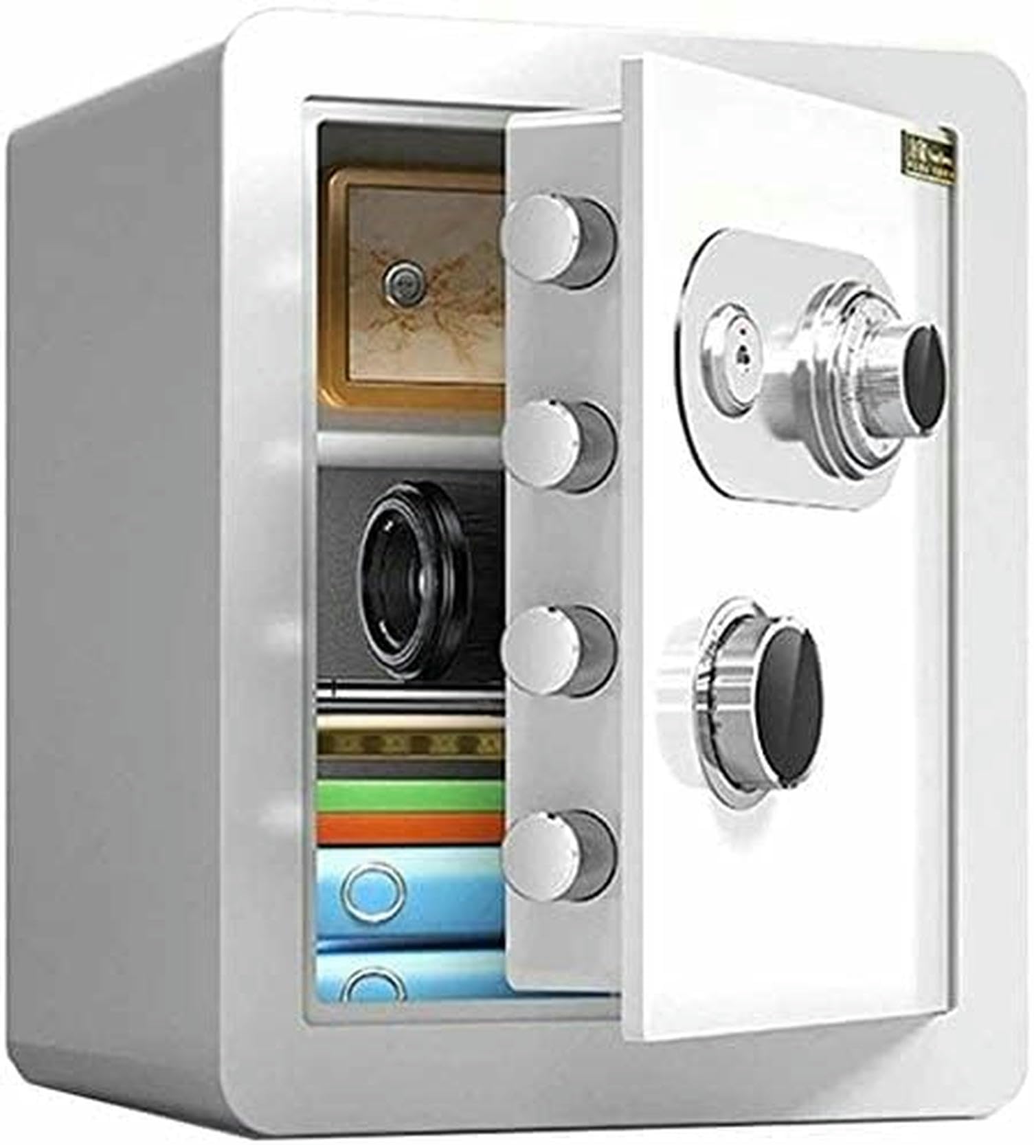 strongbox caja fuerte ignífuga impermeable cajas fuertes para el hogar y cajas de seguridad ignífugas para el hogar altura 45 cm caja de almacenamiento mecánica de acero / gabinete hotel/oficina de la