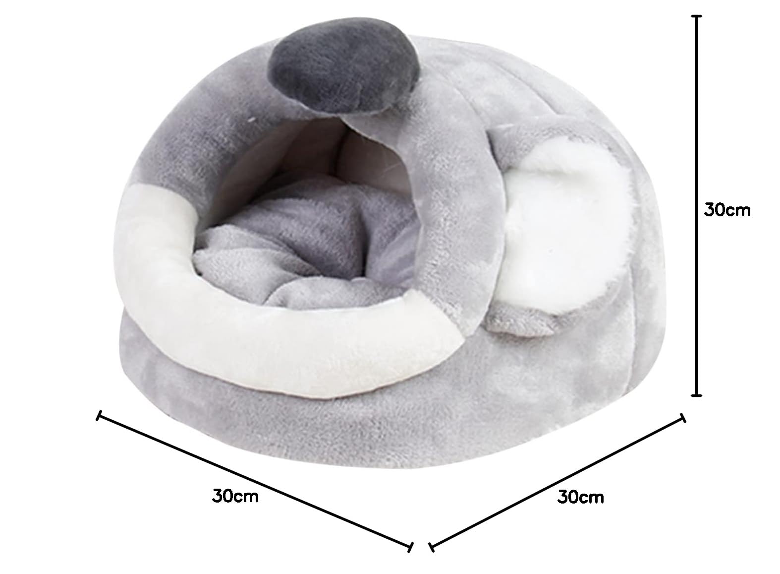 DOITOOL Maison pour Petit Animal de Grotte, Nid Koala Chaud et Confortable