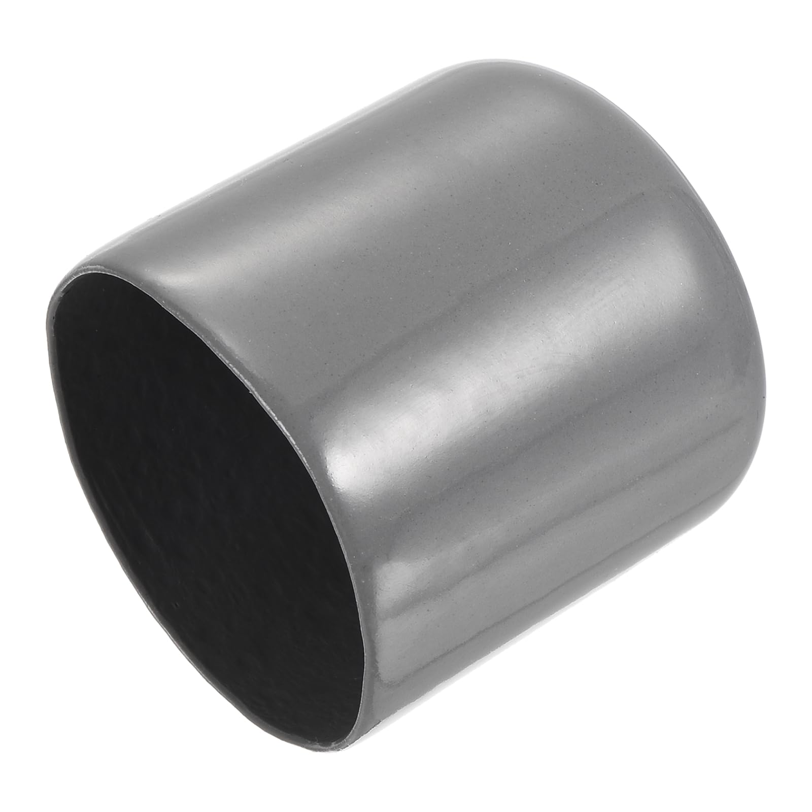 uxcell 20pcs Rubber End Caps 39mm ID Vinyl Cap Cover Screw Protectors Dark Grey