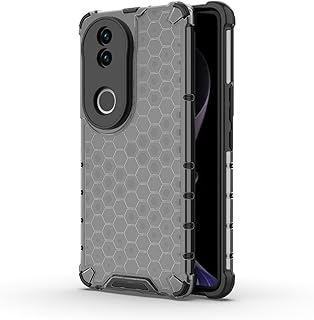 Case Cover Honeycomb Case UNBLACK Shockproof Camera Protection Cover Compatible with Vivo V50 (Grey)