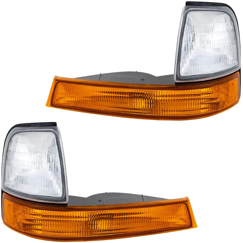 EPIC LIGHTING OE Style Halogen Signal Lights Assembly Replacement for FORD 98-00 RANGER - Pair