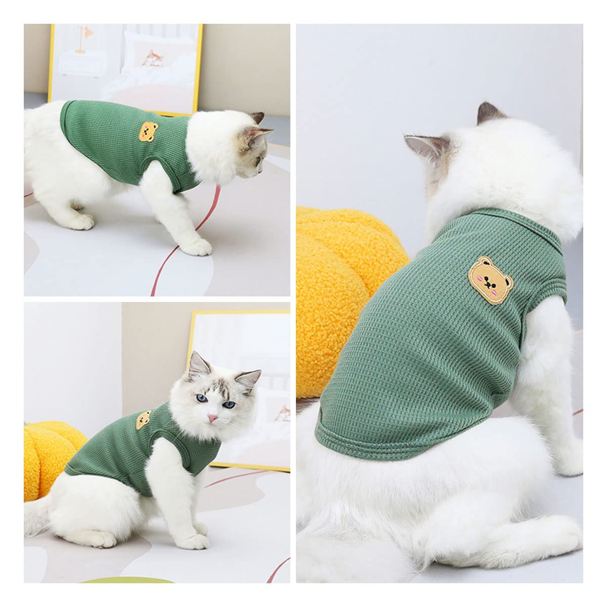 Amazon.co.jp: ペット服 犬服 犬の服 Tシャツ 春夏用 可愛い くまの