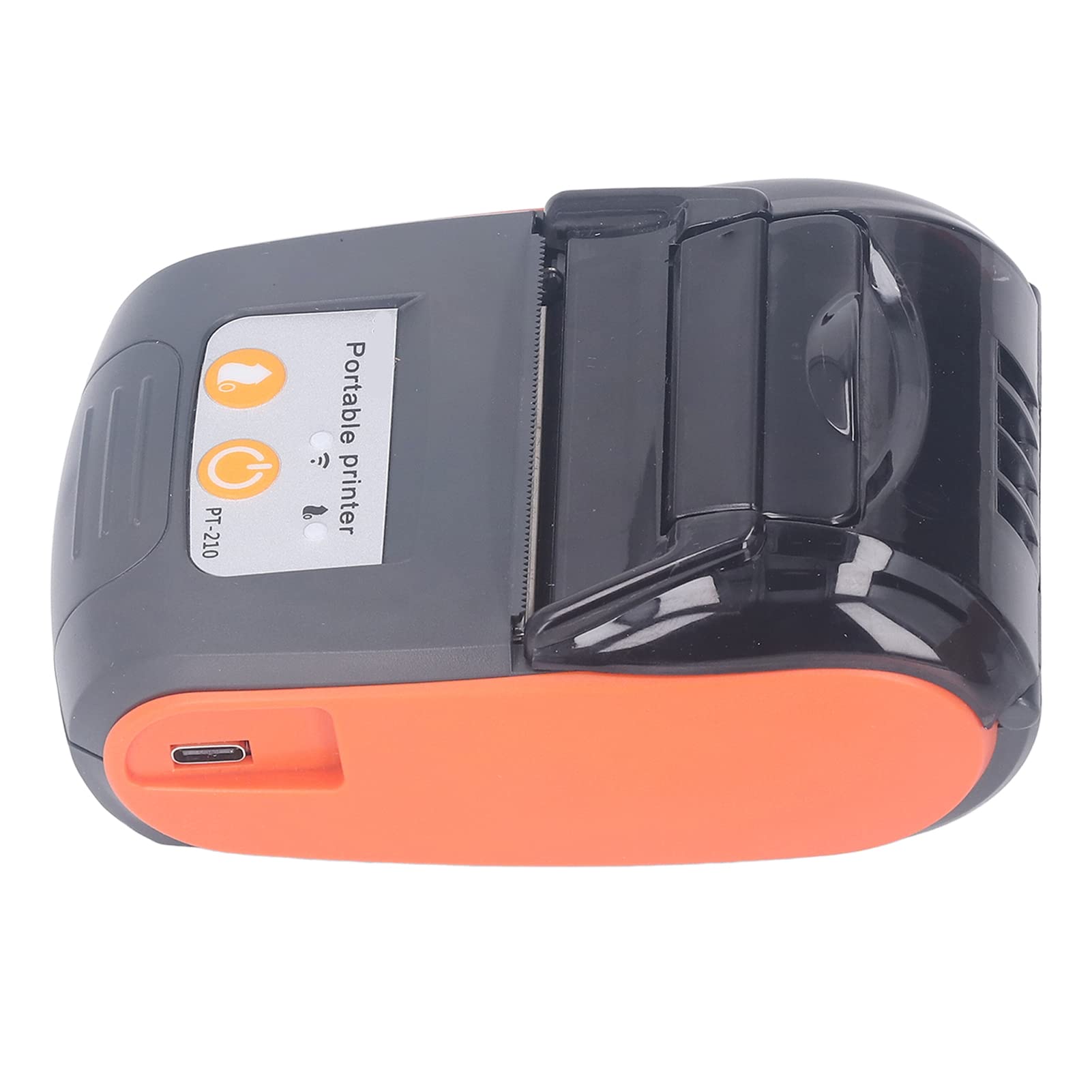 Focket Impresora térmica de Recibos, Impresora POS inalámbrica Bluetooth de 58 mm con Interfaz USB y Soporte de Carga móvil, máquina de impresión de Tickets de Bolsillo para Android (Sin Estuche)