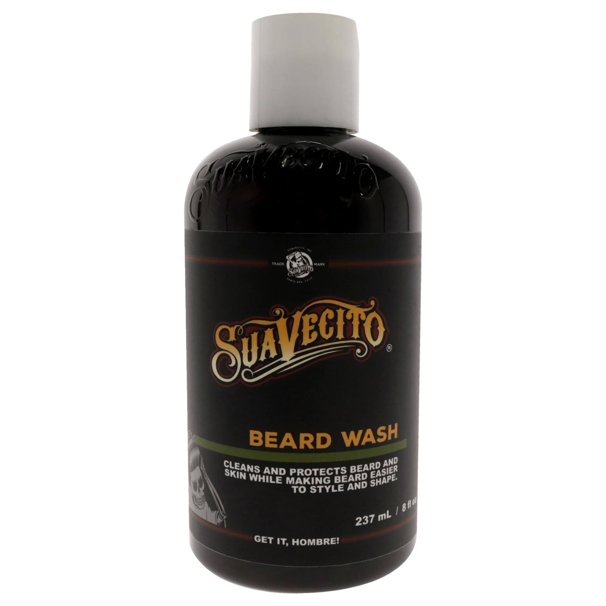 Beard Wash by Suavecito for Men - 8 oz Beard Wash