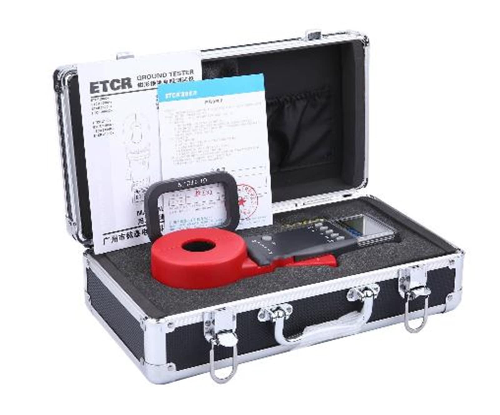 ETCR2100C+ Tester oporności na ziemię zaciskowy 0,01-1200OHM,00 MA-20.0A Z systemem alarmowym funkcji przechowywania danych,Wysoka precyzja