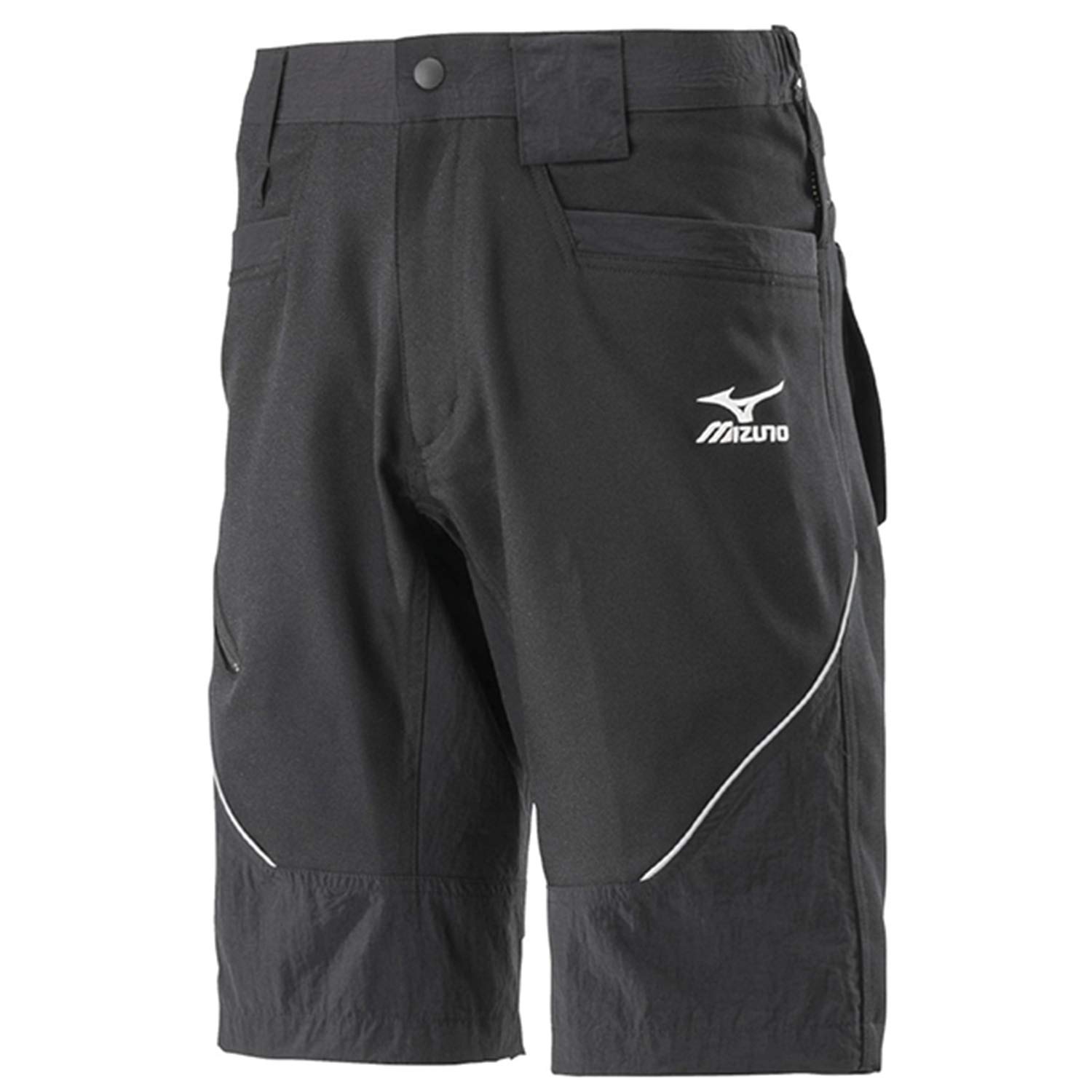 ミズノ(MIZUNO) 作業服 作業着 作業ズボン ワークパンツ MOVEハーフパンツ ムーブハーフパンツ ブラック F2JF918509M Mサイズ 61-JIH6IGrL.jpg