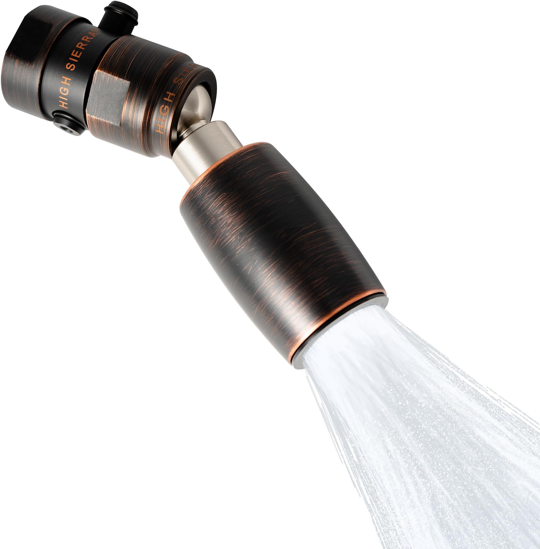 High Sierra® - CLASSIC™ Solid Metal 1.5 GPM Award Winning. Ultra Low Flow Shower Head with Trickle Valve. Lead-Free. Patented Nozzle Never Clogs - Oil Rubbed Bronze Finish
