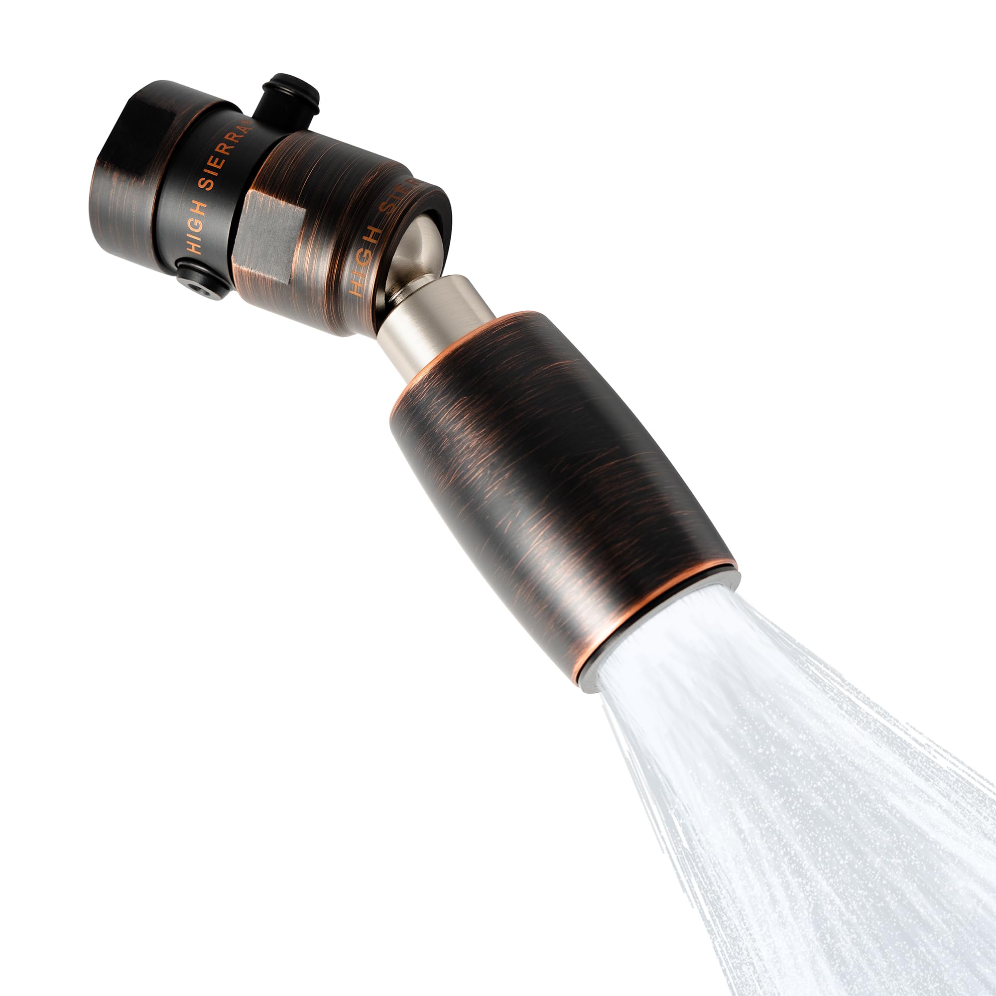 High Sierra® - CLASSIC™ Solid Metal 1.5 GPM Award Winning. Ultra Low Flow Shower Head with Trickle Valve. Lead-Free. Patented Nozzle Never Clogs - Oil Rubbed Bronze Finish