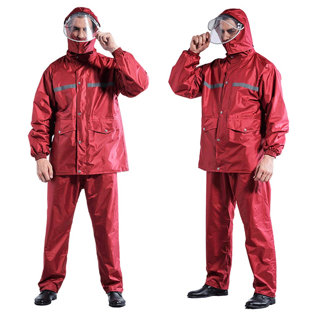 Poncho de Lluvia Shell, Impermeable con Capucha, Impermeable, Transpirable, Ligero, con Capucha y Cremallera Frontal para Senderismo, Viajes