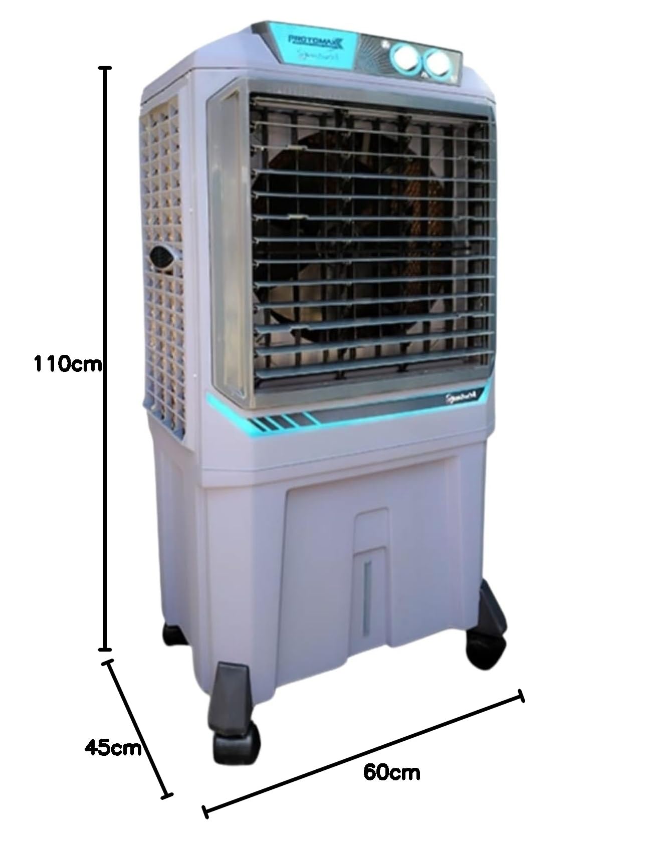 PROTOMAX Signature Tower Desert Air Cooler, 110L Capacity, 180W, 3