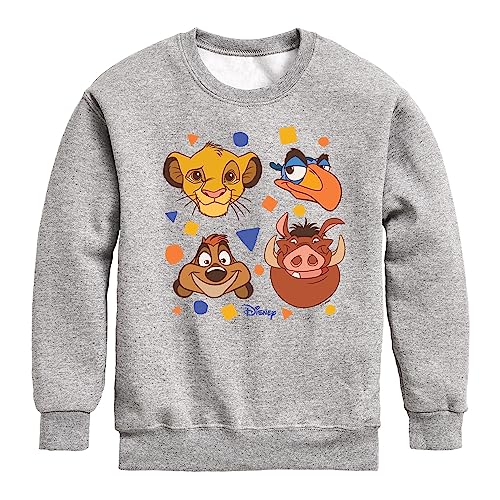 Disney The Lion King - Simba, Pumbaa, Timon, & Zazu - Toddler & Youth Crewneck Fleece Sweatshirt