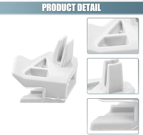 Miniatura 6 de X AUTOHAUX Luz de marcador delantera izquierda derecha clip con tornillo 53138-04010 para Toyota Tacoma 2001-2004 azul blanco 2 piezas