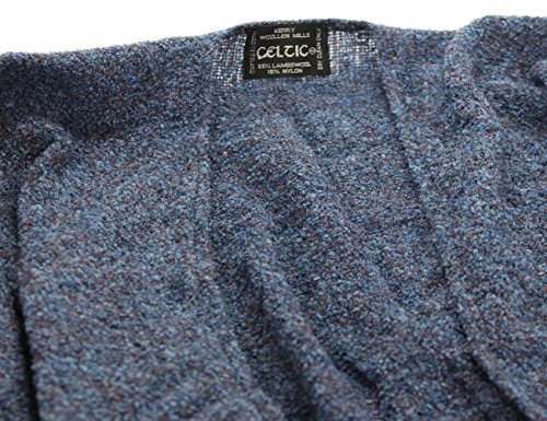 Biddy Murphy Irish 100% Soft Lambswool Pashmina Shawl & Wrap for Women, Mountain Blue3