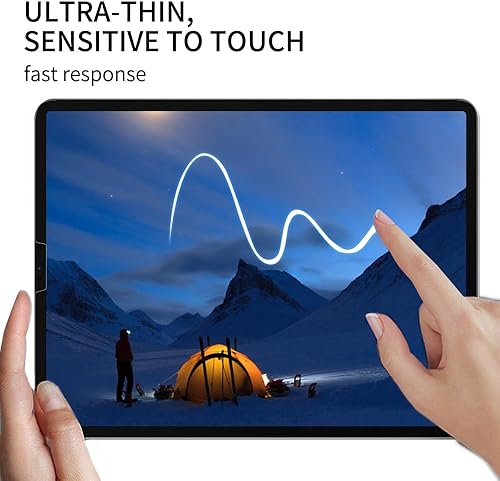 Miniatura 4 de Vipsent Protector de pantalla para iPad Pro de 12.9 pulgadas, 2022 6 generación y 2021 5 generación y 2020 4 generación, vidrio templado, resistente