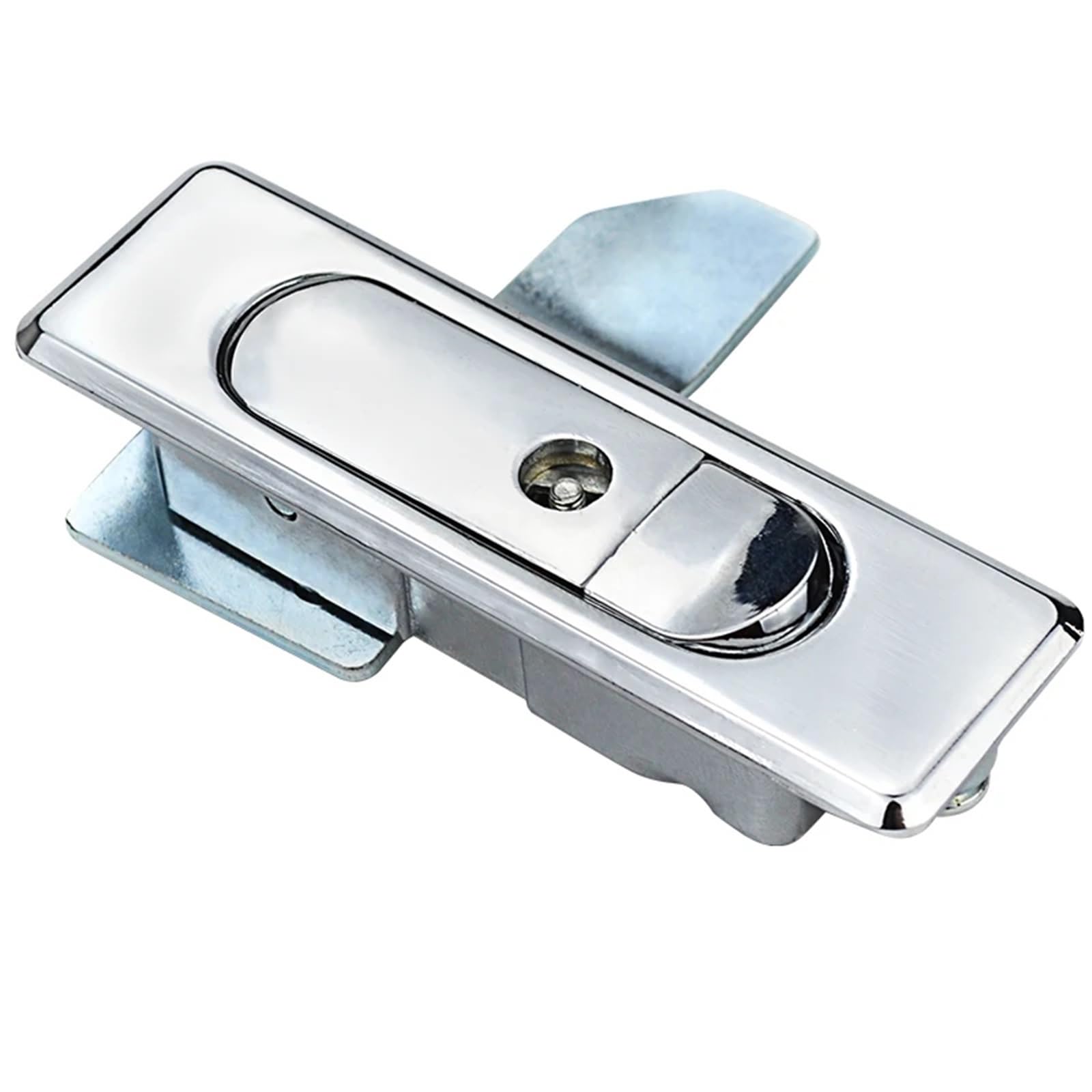 Zamek płaski, AB509 Zamki do drzwi szafek rozdzielczych skrzynek maszyn i urządzeń przemysłowych, 1 szt(With Key Left)