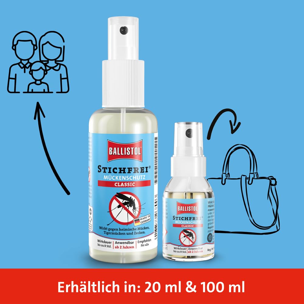 Ballistol Stichfrei Protezione per insetti 500 ml