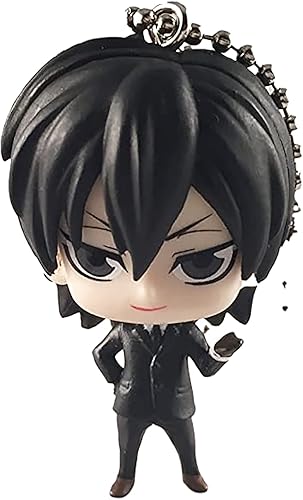 Psycho-Pass Llavero de mini figura 3D  Nobuchika Ginoza, Negro, S
