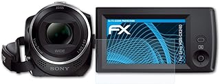 atFoliX Screen Protection Film compatible with Sony HDR-CX240 Screen Protector, ultra-clear FX Protective Film (3X)