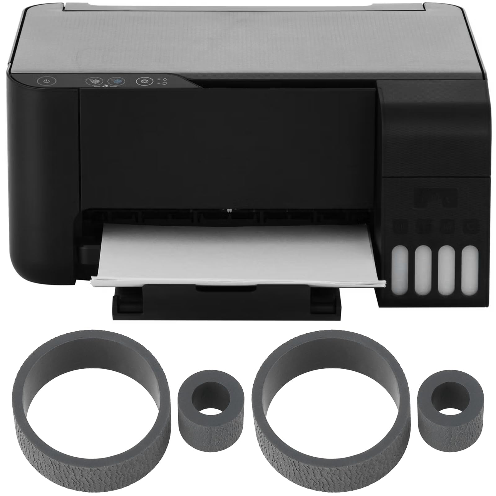 10x Almohadillas de Separación para Rodillo de Alimentación de Recogida Compatible con EPSON L3110 L3150 L4150 L4160