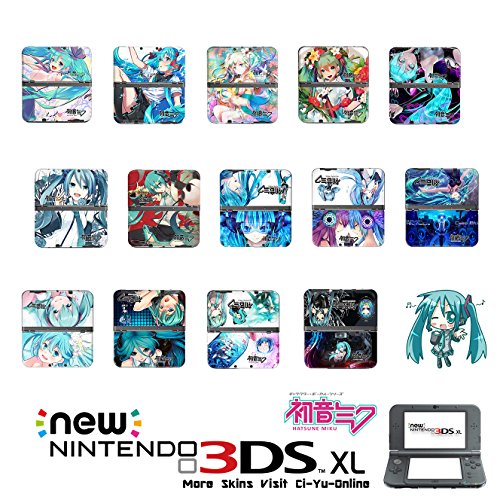 Ci-Yu-Online VINYL SKIN [new 3DS XL] - Hatsune Miku #4 - Limited Edition STICKER DECAL COVER for NEW Nintendo 3DS XL / LL Console System image 4