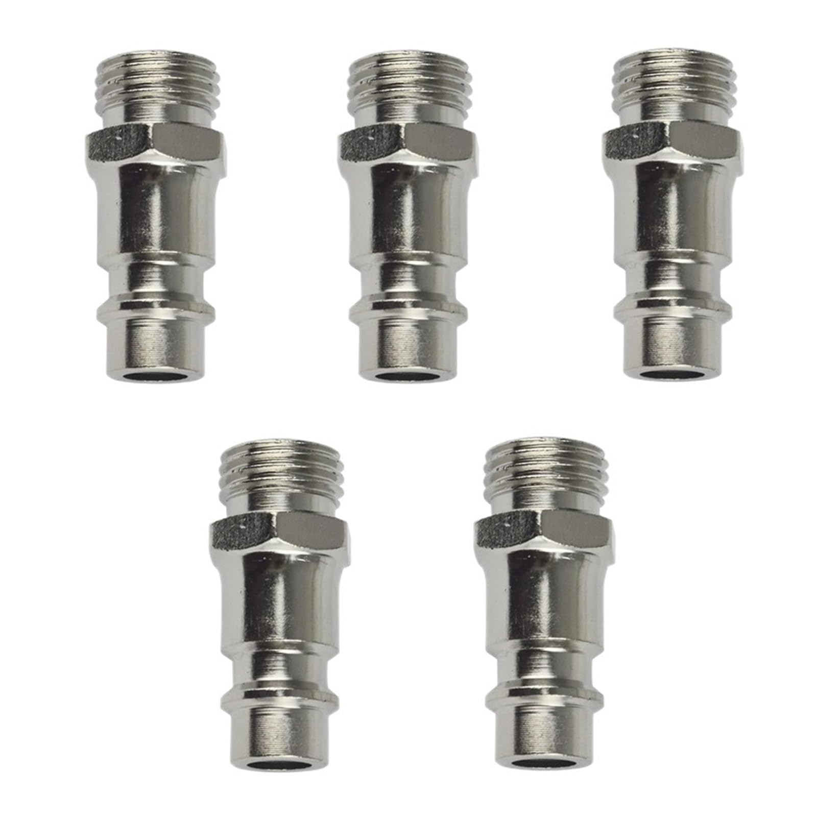 5PCS Pneumatic Parts Euro Connector Fitting 1/4inch BSP Male Thread
