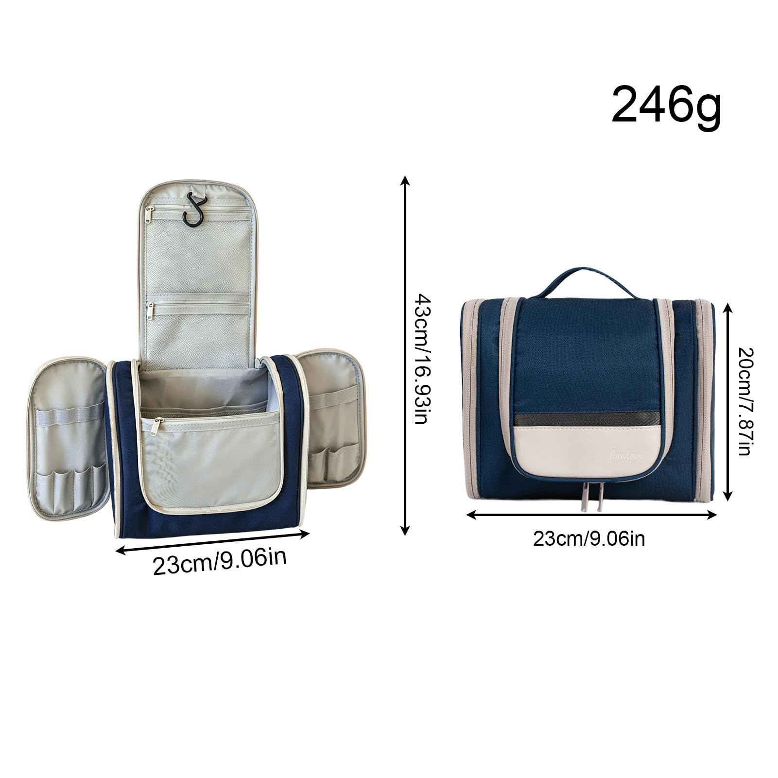 Borsa Da Toeletta Da Viaggio Multi Scomparti | Beauty Case Donna E Organizer Da Toeletta Casa Bagno Campeggio Outdoor Palestra College Dormitorio Ospedale Vacanza Weekend