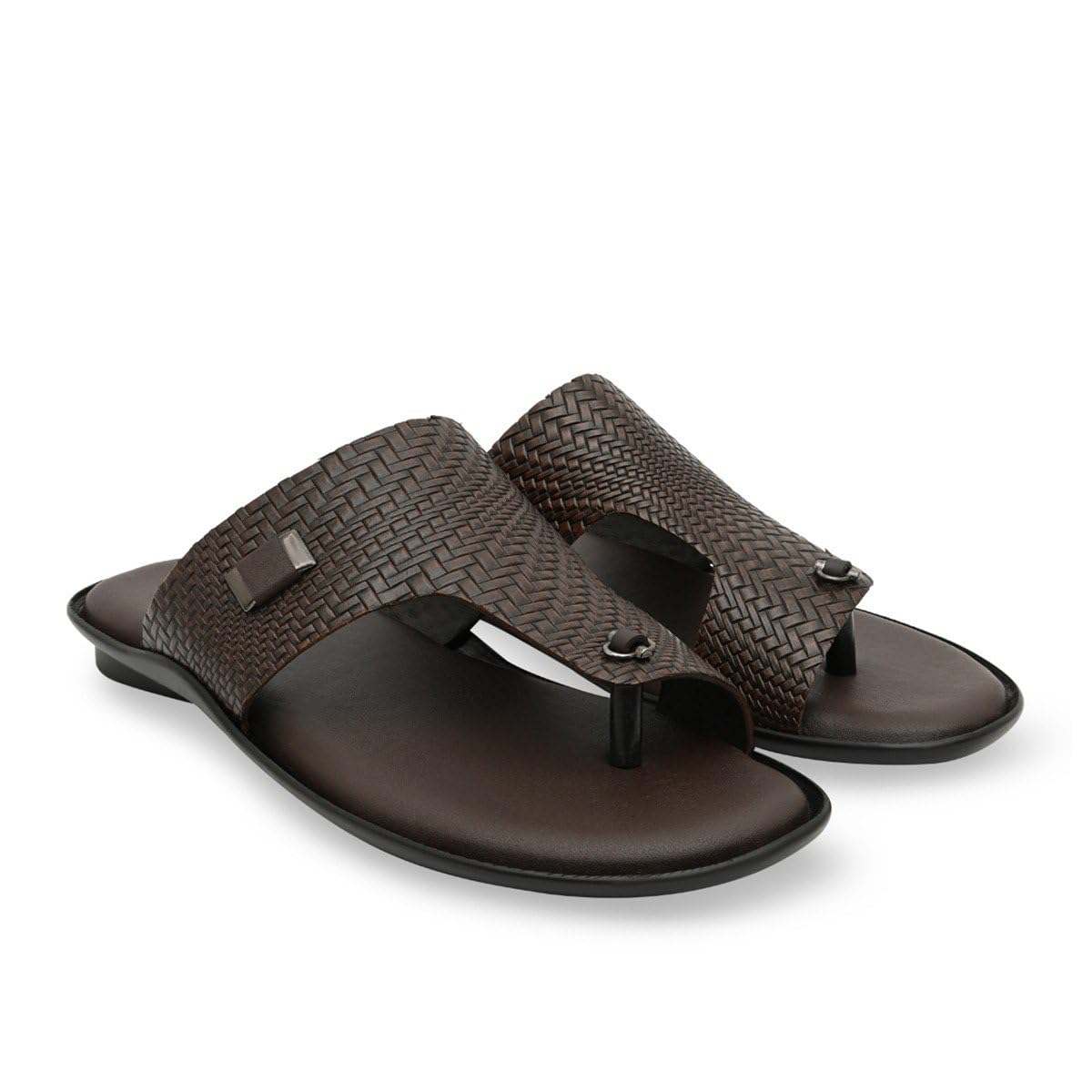 regal Men Leather Woven Sandals-picture-12