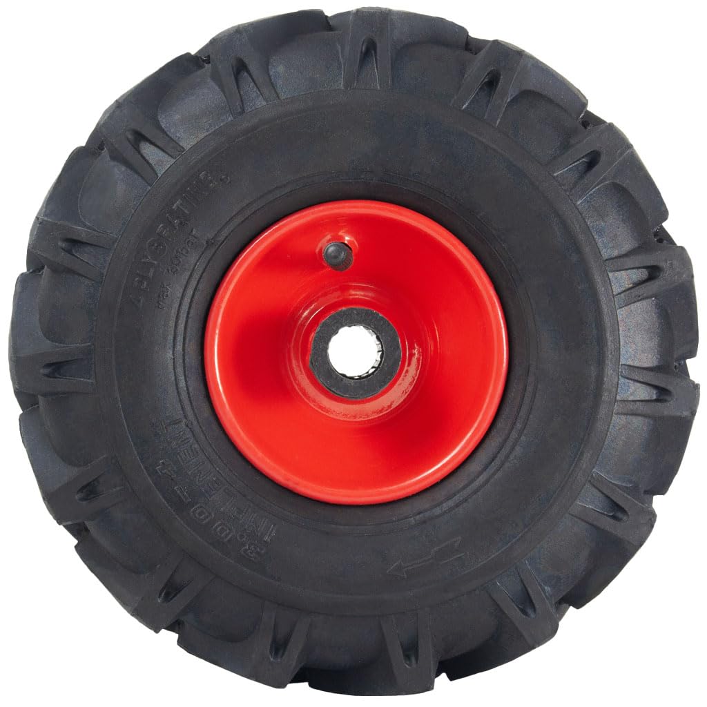 3,00 x 4 offene Mitte Cleated Rotovator Lug Reifen 25 mm Rollenlager Felge (2 Stück)