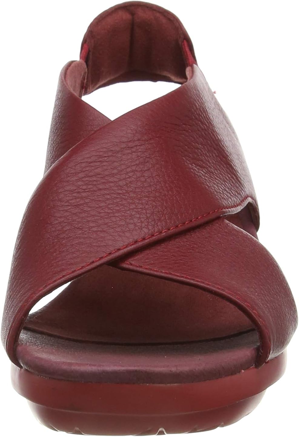 Camper Women's Balloon Heeled Sandal 5 Red