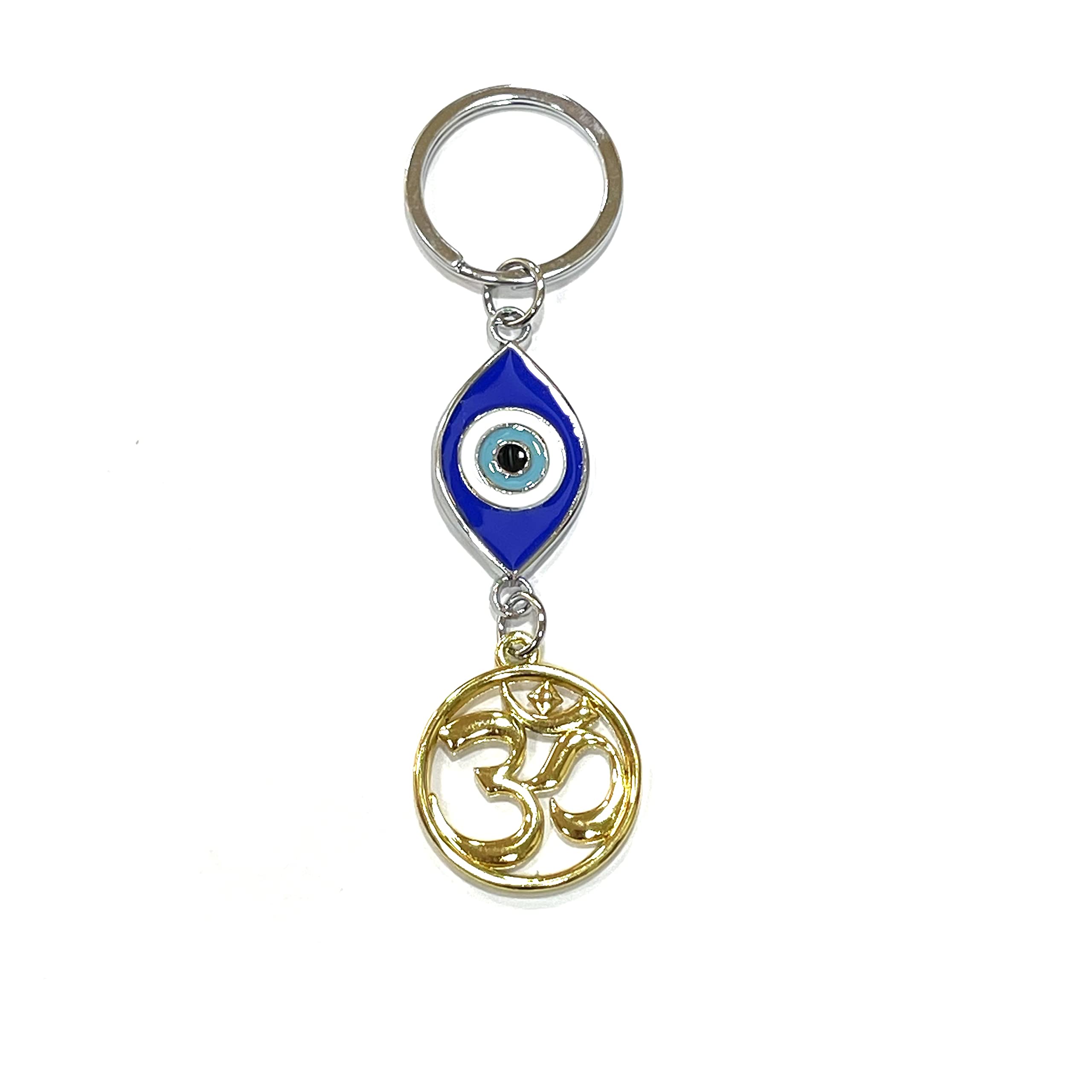 Evil Eye Keychain - Stainless Steel Gift -12