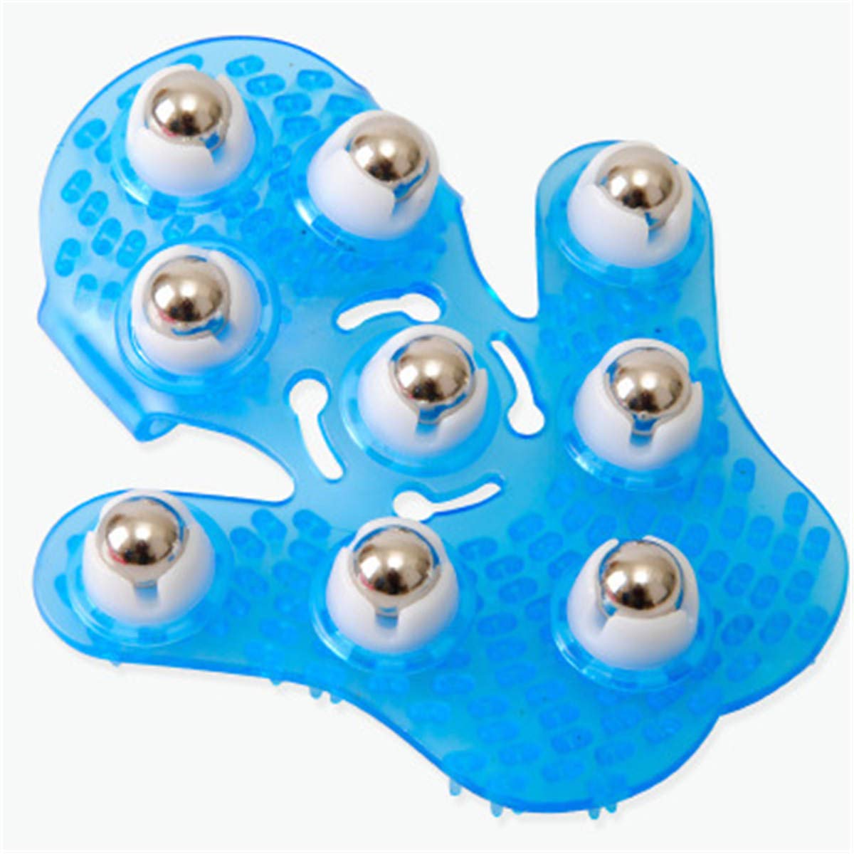 ALIQI Body Massage Palm Shaped Massager Metal Rolling Ball Massage Body Back Massager Beauty Relax for Neck Shoulder