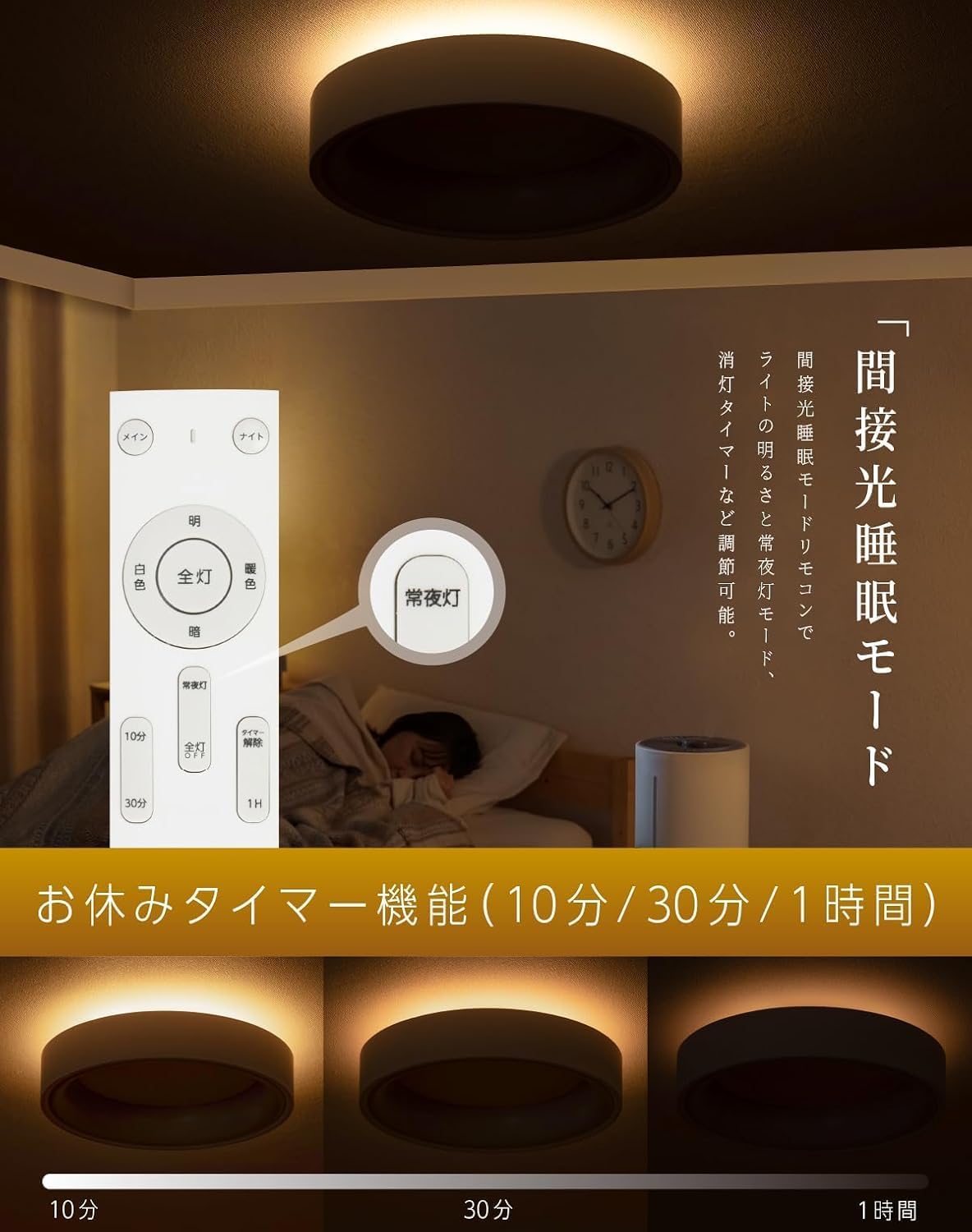 LEDシーリングライト ゴールド 調光調色 リモコン操作 Amazon.co.jp : シーリングライト LED 間接光照明 上下発光 リモコン