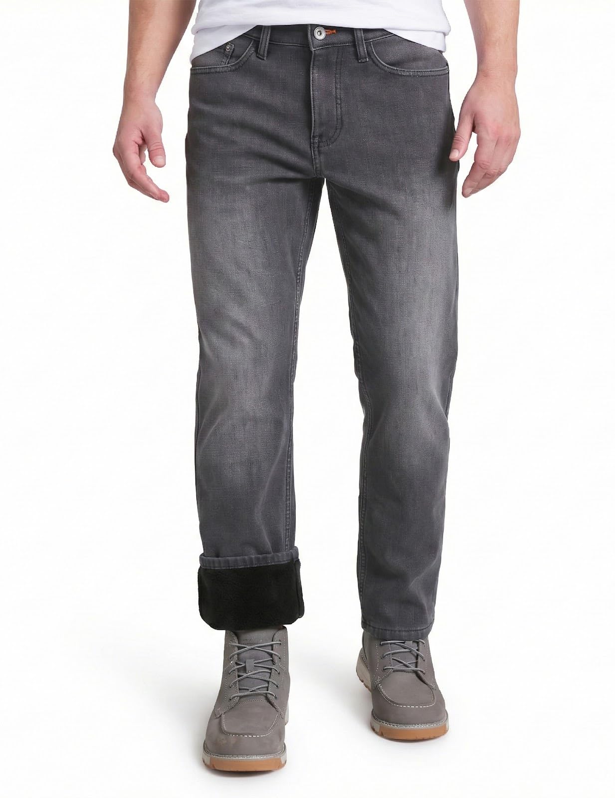 Weatherproof Vintage Fleece Bonded, Regular Fit Jeans for Men, Five Pocket - - 32W x 30L