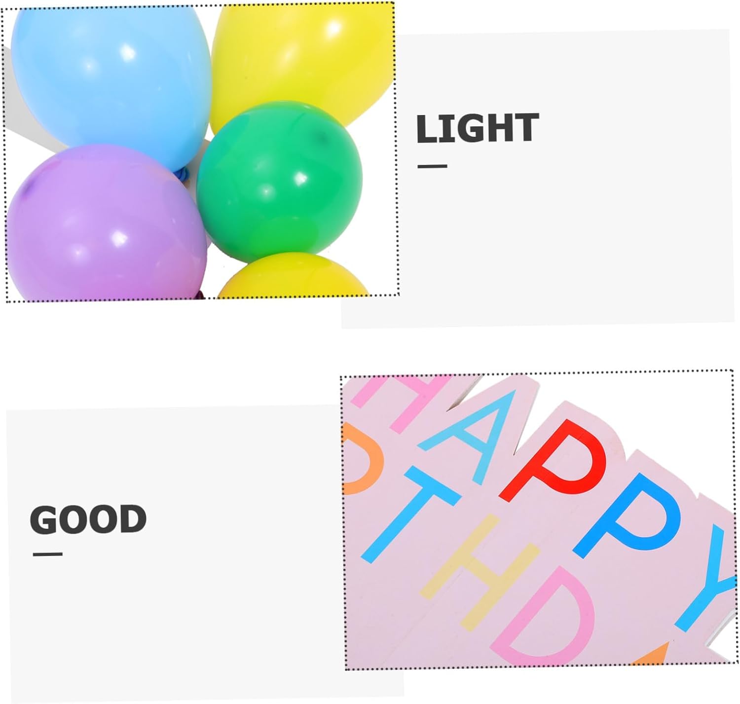 1 Set Birthday Party Photo Booth Frame Prop Lightweight Paper Decoration for Social Media for Birthdays Easy to Store and Carry Fun Party Photo Props