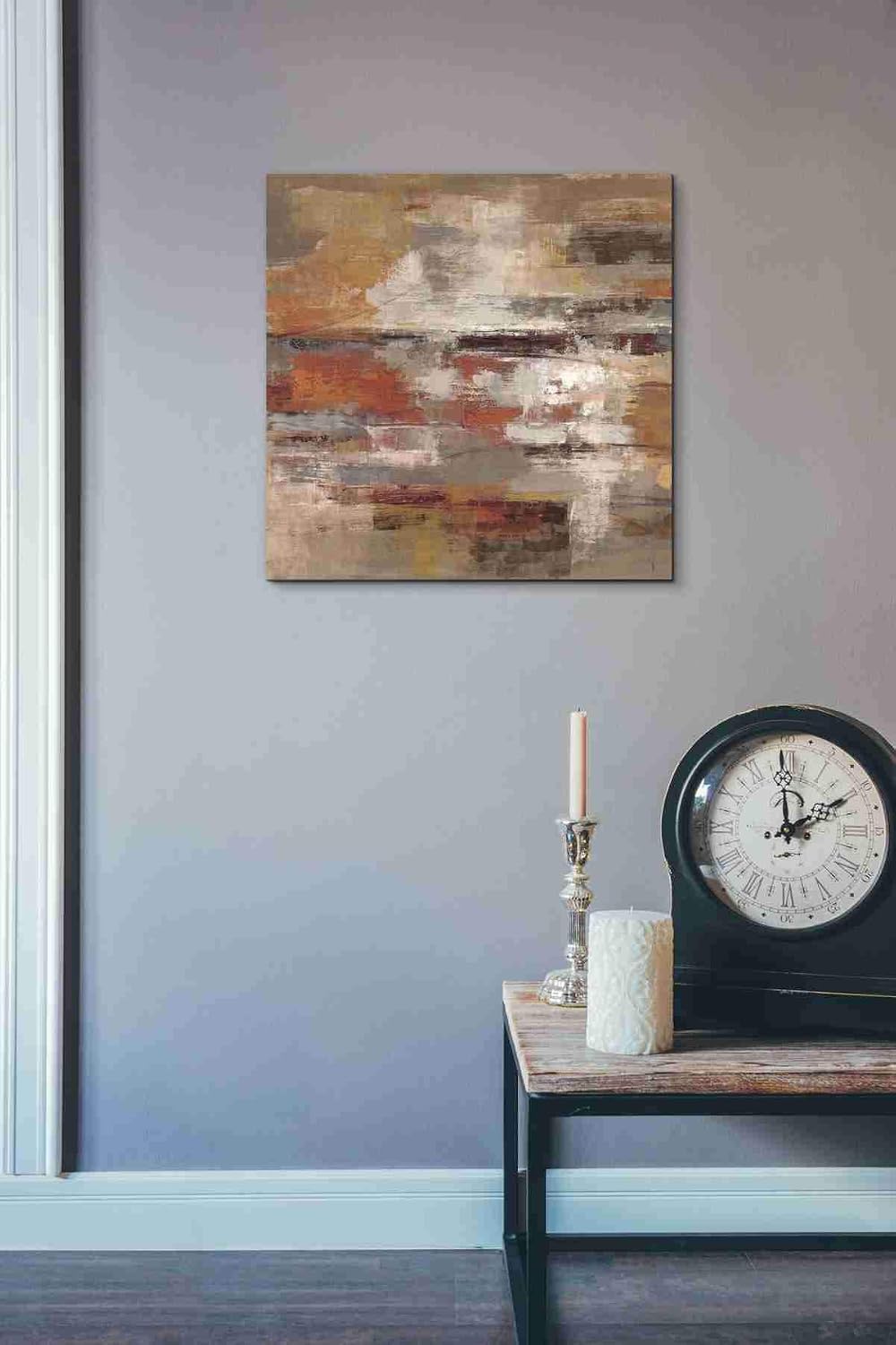 Epic Graffiti 'Painted Desert' by Silvia Vassileva, Canvas Wall Art, 18"x18"