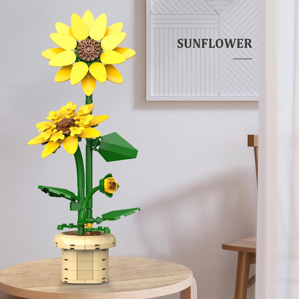 Amazon.com: CaDA C59030W Flower Building Set for Adults,187PCS
