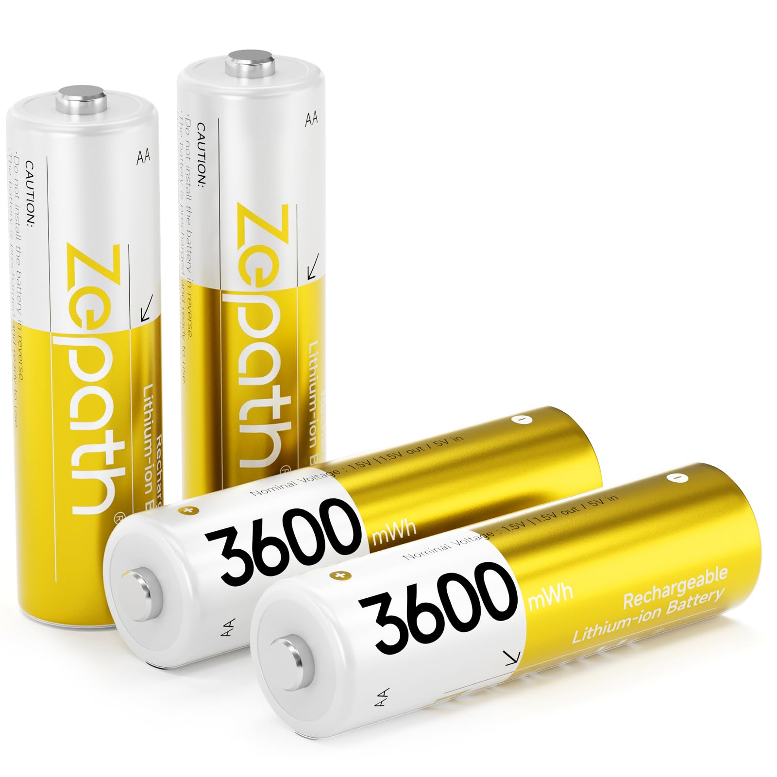 Amazon | Zepath 充電電池 単三 充電池 充電式単三リチウム電池 1.5V 4