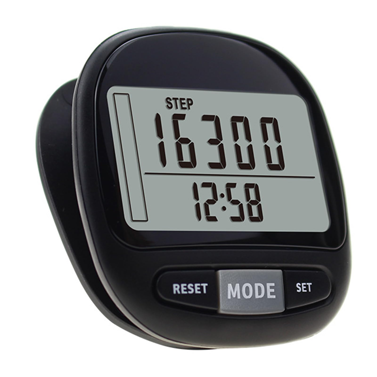 Haoyull 3D Digital Pedometer Walking Step Counter with Removable Clip and Lanyard, LCD Walking Step Counter for Men Women Pet