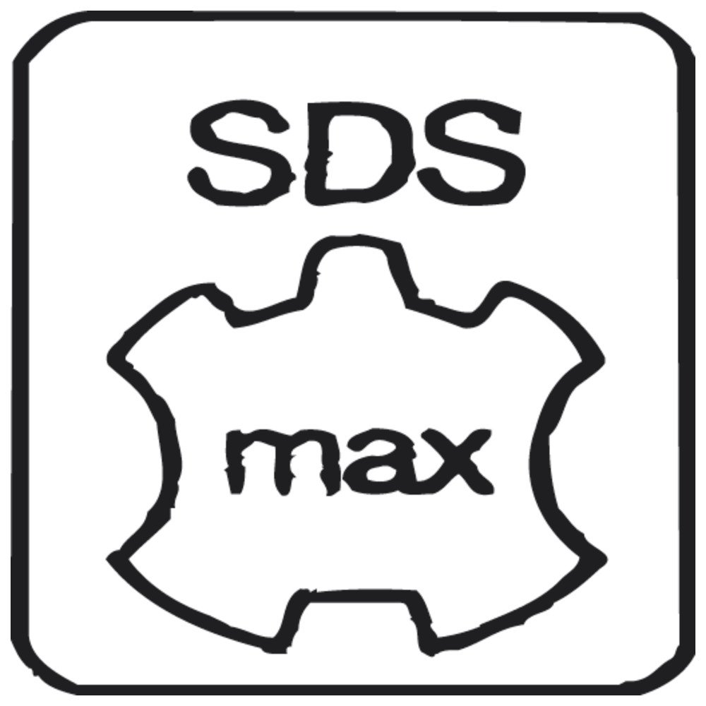 Bosch 1x Foret PRO SDS max-4 (pour Béton armé, Bloc de construction en béton, Ø 25,00 mm, Professional Accessoire Marteau burineur)