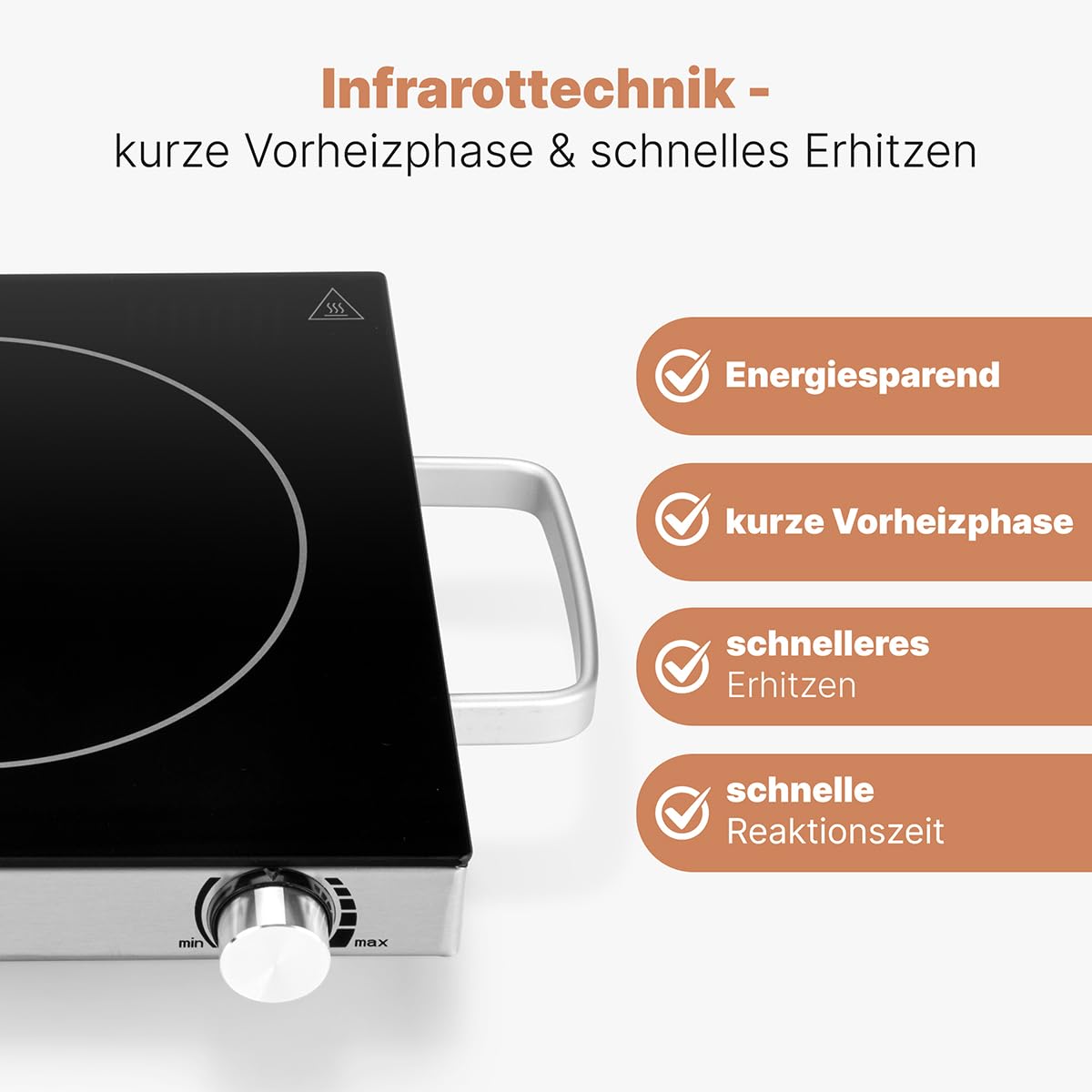 Profi Cook ProfiCook® Infrarot-Einzelkochplatte – Bild 4