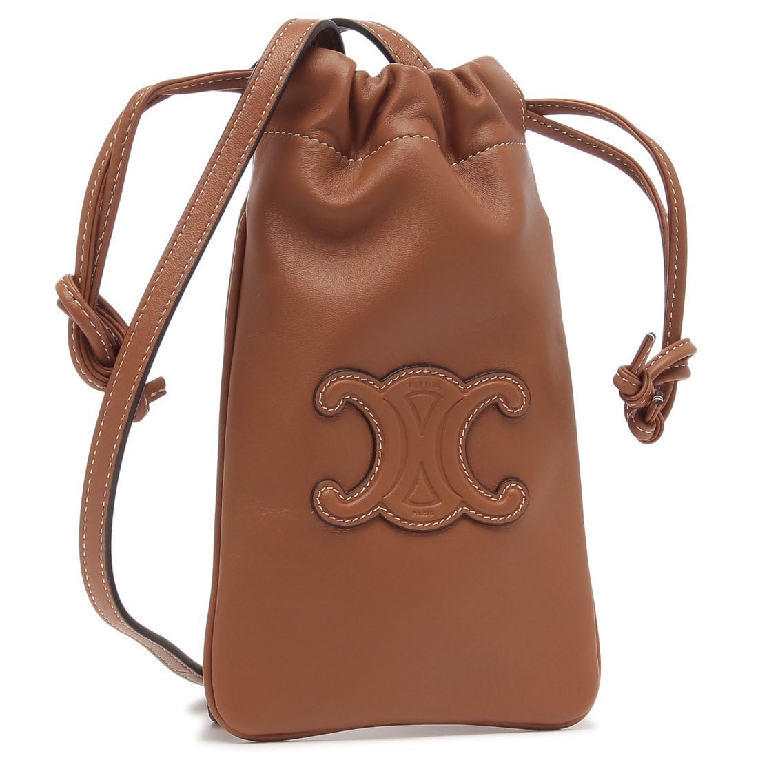 CELINE セリーヌ ショルダーバッグ トリオンフ ブラウン レディース CELINE 10L163ETK 04LU