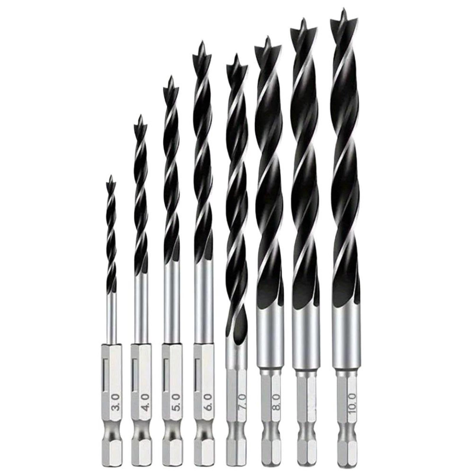 Juego De Brocas Para Madera Juego de brocas for carpintería 8 piezas